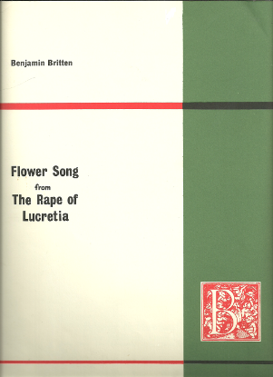 Picture of Flower Song from "The Rape of Lucretia", Benjamin Britten, contralto solo