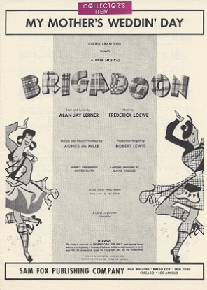 Picture of My Mother's Weddin' Day, from "Brigadoon", Alan Jay Lerner and Frederick Loewe