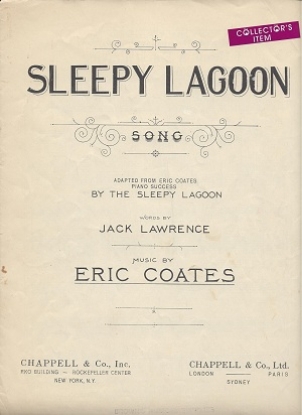 Picture of Sleepy Lagoon, Jack Lawrence & Eric Coates, vocal solo