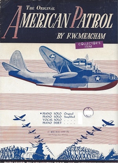 Picture of American Patrol, by F. W. Meacham, sheet music