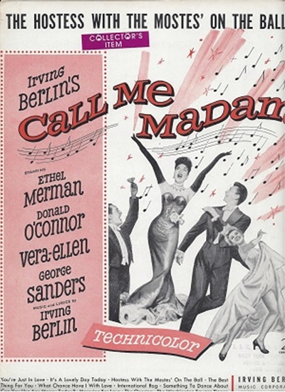 Picture of The Hostess With The Mostes' On The Ball, from Call Me Madam, Irving Berlin