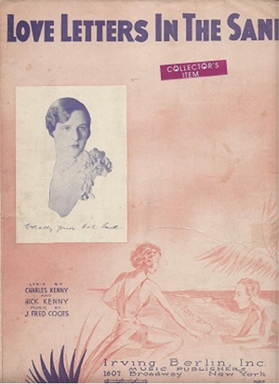 Picture of Love Letters In The Sand, J. Fred Coots/ Nick & Charles Kenny