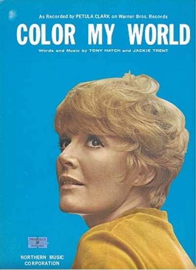 Picture of Color My World, Tony Hatch & Jackie Trent, recorded by Putula Clark