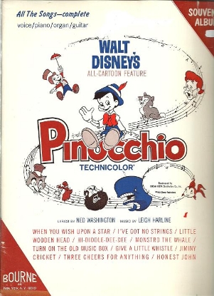 Picture of Pinocchio, Walt Disney Movie soundtrack 
