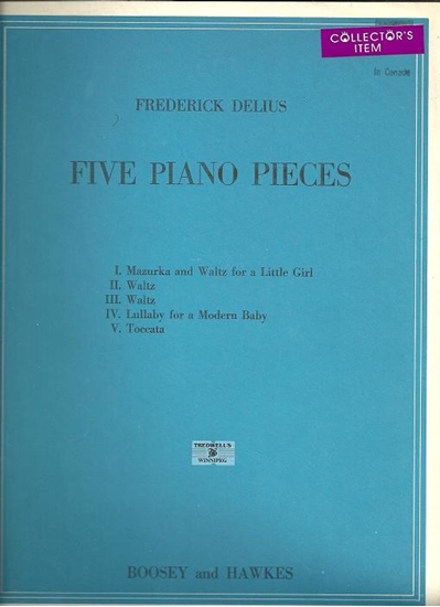 Picture of Frederick Delius, Five Piano Pieces