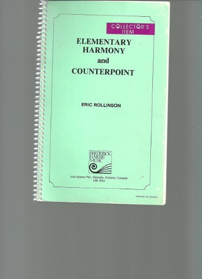 Picture of Elementary Harmony and Counterpoint, Eric Rollinson
