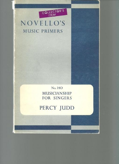 Picture of Musicianship for Singers, Percy Judd