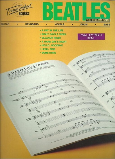 Picture of Beatles, The Yellow Book, transcribed scores