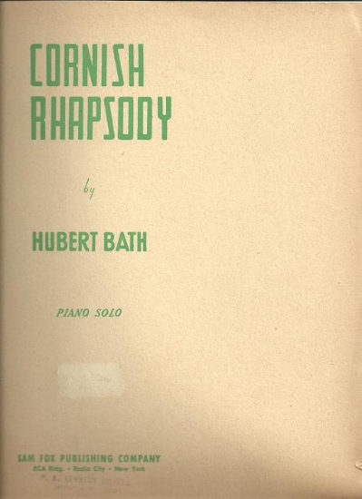 Picture of Cornish Rhapsody Complete, from British film "Love Story", Hubert Bath