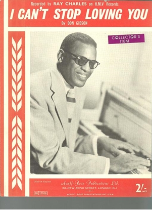 Picture of I Can't Stop Loving You, Don Gibson, recorded by Ray Charles