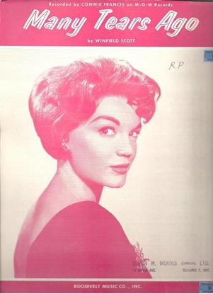 Picture of Many Tears Ago, Winfield Scott, recorded by Connie Francis