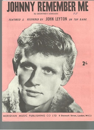 Picture of Johnny Remember Me, Geoffrey Goddard, recorded by John Leyton