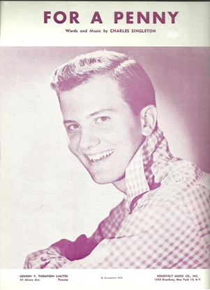 Picture of For A Penny, Charles Singleton, recorded by Pat Boone