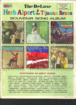 Picture of The Deluxe Herb Alpert & the Tijuana Brass Souvenir Song Album No. 3D, trumpet solo 