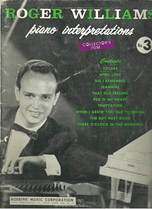 Picture of Roger Williams Piano Interpretations No. 3, piano solo songbook