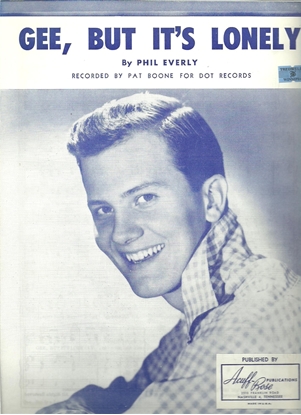Picture of Gee But It's Lonely, Phil Everly, sung by Pat Boone