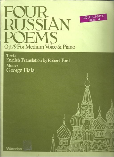 Picture of Four Russian Poems Opus 9, George Fiala, medium voice 