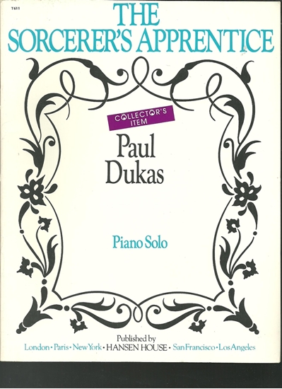Picture of Paul Dukas, Sorcerer's Apprentice, piano solo transcription