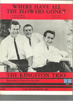 Picture of Where Have All the Flowers Gone, Peter Seeger, recorded by The Kingston Trio