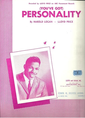 Picture of Personality (You've Got), Harold Logan & Lloyd Price