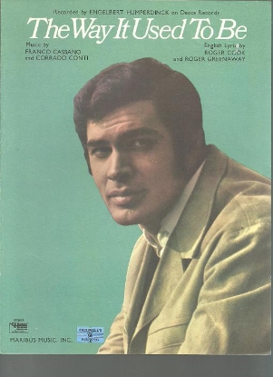 Picture of Way It Used to Be (The), Franco Cassano & Corrado Conti, recorded by Engelbert Humperdinck