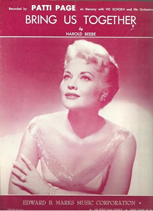 Picture of Bring Us Together, Harold Beebe, recorded by Patti Page