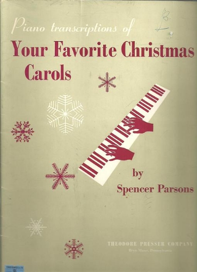 Picture of Piano Transcriptions of Your Favorite Christmas Carols, Spencer Parsons, piano solos
