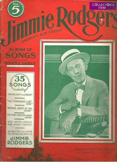 Picture of Jimmie Rodgers, America's Blue Yodeler Songbook #5