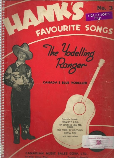 Picture of Hank Snow, Hank's Favourite Songs #3, The Yodelling (Yodeling) Ranger