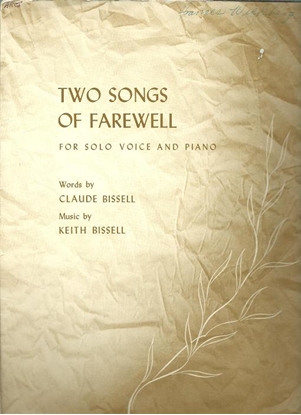 Picture of Two Songs Of Farewell, Claude & Keith Bissell, high voice solo