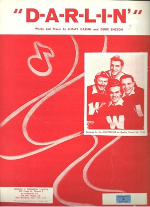 Picture of D-A-R-L-I-N, Jimmy Cassin & Duke Enston, recorded by The Hilltoppers