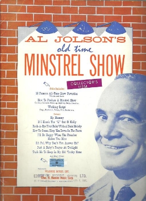 Picture of Al Jolson's Old Time Minstrel Show