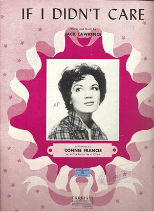 Picture of If I Didn't Care, Jack Lawrence, recorded by Connie Francis