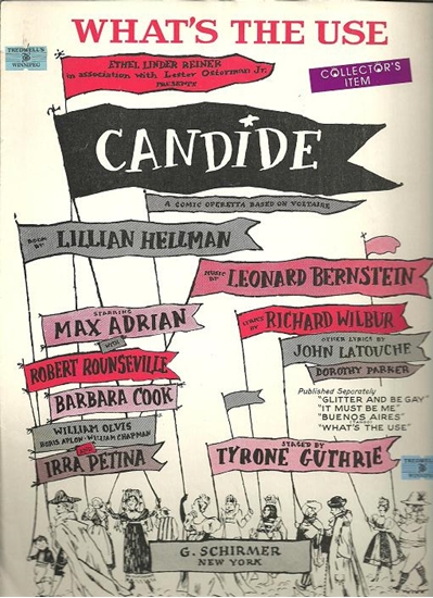 Picture of What's the Use, Leonard Bernstein & Richard Wilbur, from "Candide"