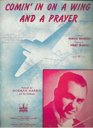 Picture of Comin' In on a Wing and a Prayer, Harold Adamson & Jimmy McHugh