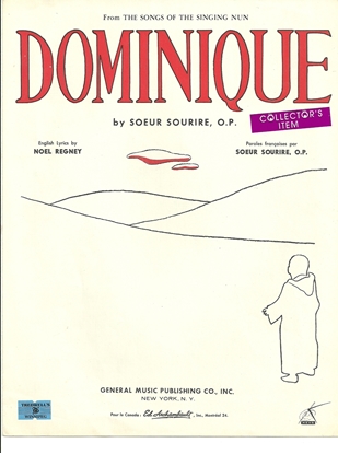Picture of Dominique, Soeur Sourire, from "The Songs of the Singing Nun"