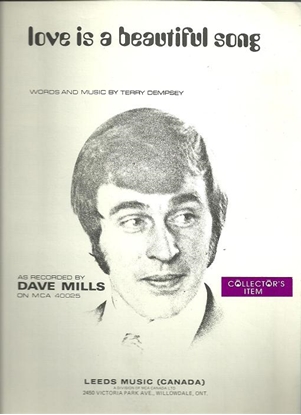 Picture of Love is a Beautiful Song, Terry Dempsey, recorded by Dave Mills