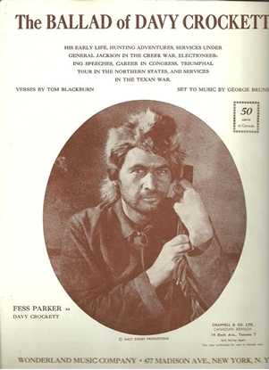 Picture of Ballad of Davy Crockett, by Tom Blackburn & George Bruns