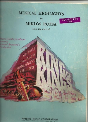 Picture of King of Kings, Miklos Rozsa, piano solo 