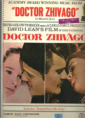 Picture of Dr. Zhivago, Maurice Jarre, movie soundtrack