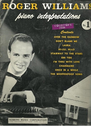 Picture of Roger Williams Piano Interpretations No. 1, piano solo songbook