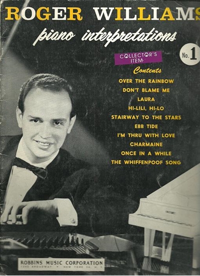 Picture of Roger Williams Piano Interpretations No. 1, piano solo songbook