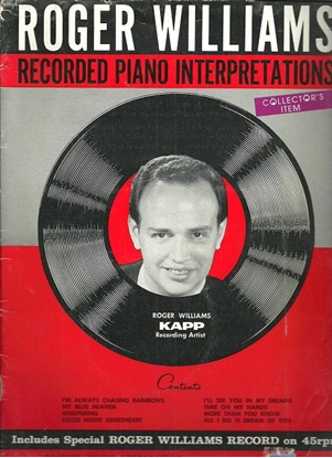 Picture of Roger Williams Recorded Piano Interpretations, songbook