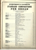 Picture of Everybody's Favorite Series No. 47, Standard Compositions for Organ, EFS47, ed. by Roland Diggle