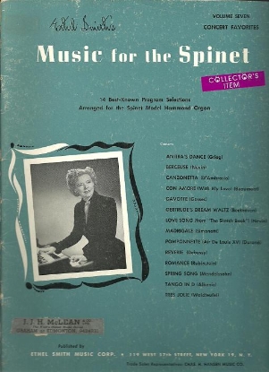 Picture of Ethel Smith, Music for the Spinets Book 7