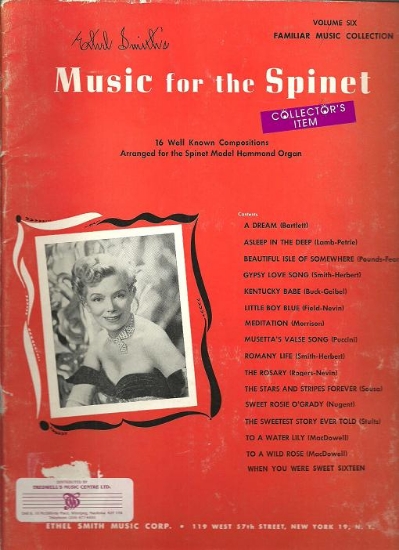 Picture of Ethel Smith, Music for the Spinets Book 6