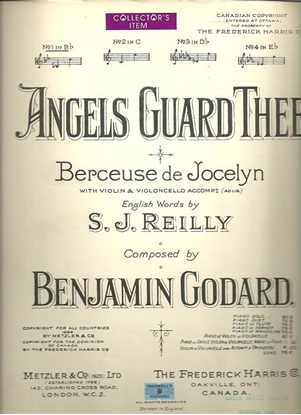 Picture of Angels Guard Thee, Berceuse de Jocelyn, Benjamin Godard, low voice solo