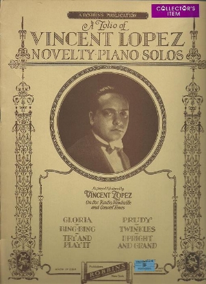 Picture of Vincent Lopez Novelty Piano Solos Folio Number One