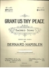 Picture of Grant Us Thy Peace, Bernard Hamblen, low voice 