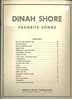 Picture of Dinah Shore Favorite Songs
